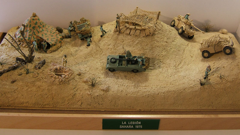 Diorama La Legión Sahara 1975