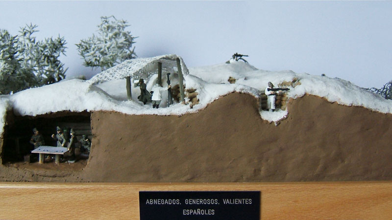 Diorama Abnegados, generosos, valientes españoles