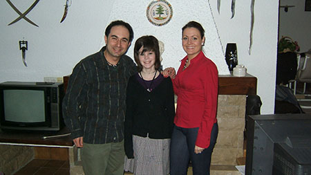 Miguel Ángel, Inés y Susana, una familia corriente