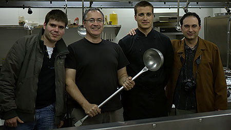 Alejando Solanas, David Nuño, Javier Catalán y Miguel Ángel Lordán