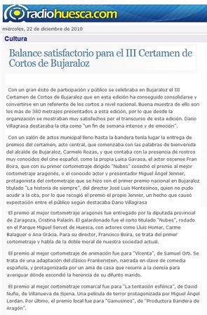 III Edición Cortos de Bujaraloz