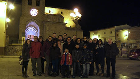 Una veintena de amigos de Canyelles nos devuelven la visita